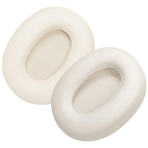 Cuscinetti Auricolari Di Ricambio In Pelle Proteica Compatibili Con Cuffie Edifier W800bt Free - Set Di 2 White - Foto 4