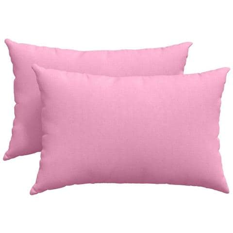 Cuscini da Divano 2 pcs Rosa 60 x 40 cm Tessuto - Foto 1