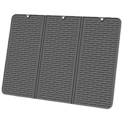 Tappetino Pieghevole In Silicone Per Piano Cottura 70x50cm - Protezione Termoresistente E Antiscivolo Per La Cucina Grey - Foto 1