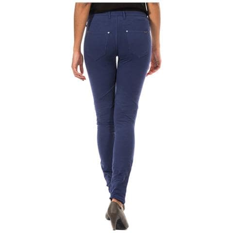 Pantaloni Elasticizzati Stile Legging Con Passanti Per Cintura 10dbf0752 Donna - Foto 2