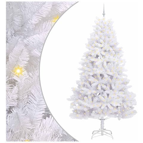 Albero di Natale Artificiale con Rami Pieghevoli Bianco 270 cm - Foto 1