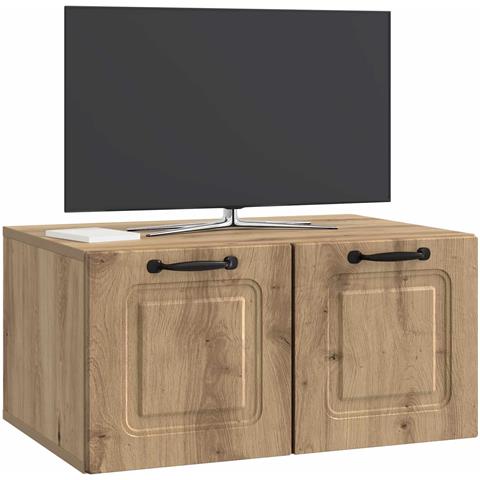 Mobile Porta TV da Muro Rovere Artigianale 59,5 x 41 x 30 cm - Foto 2