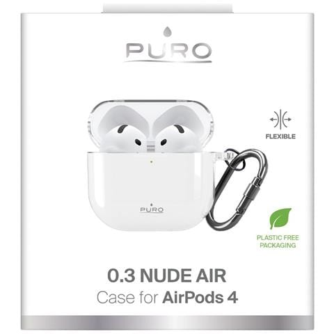 Custodia Airpods 4 Sottile Trasparente Puro - Foto 7