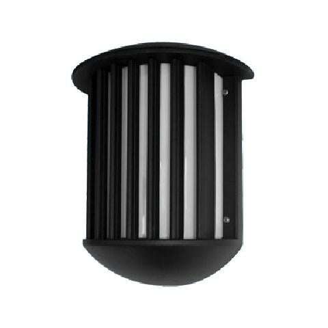 Lanterna per esterno in alluminio a muro colore nero pz 6 da giardino - Foto 1