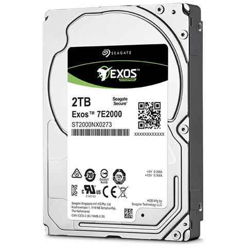 Hard Disk Interno Exos E Capacità 2TB 2.5" Interfaccia SAS 12 Gb / s Buffer 128MB 7200 rpm - Foto 2