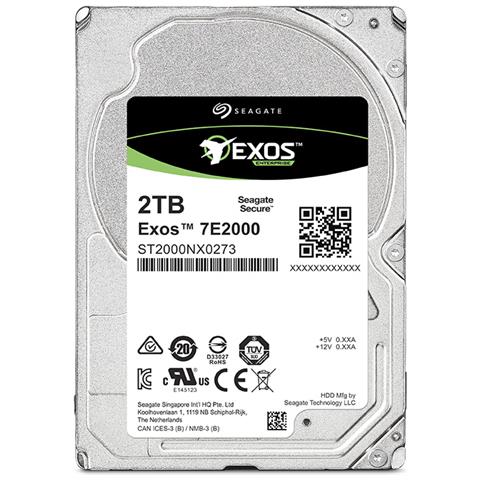 Hard Disk Interno Exos E Capacità 2TB 2.5" Interfaccia SAS 12 Gb / s Buffer 128MB 7200 rpm - Foto 4