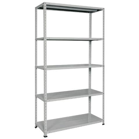 Kit Scaffale Metallo Cm 100x40x188 Grigio - B200g - Foto 1