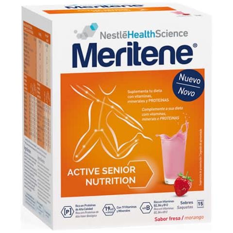 Active Senior Nutrition Batido Sabor Fresa 15 Sobres - Integratore alimentare - Foto 1