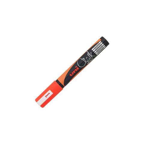 Marker Uni Chalk - Pwe-5m - 1,8-2,5 Mm - Arancione Fluo- 1 Pz - Foto 2