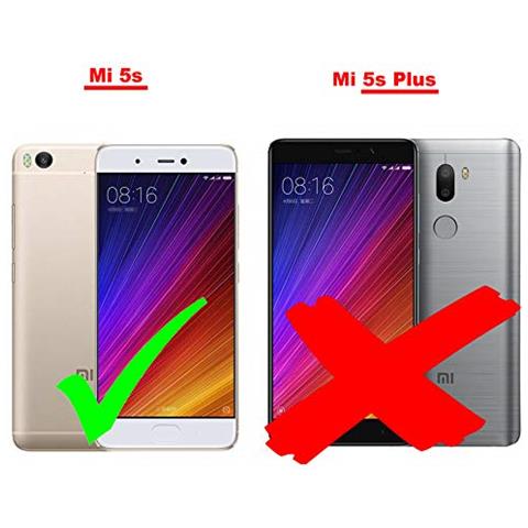 Custodia Compatibile Con Xiaomi Mi 5s In Nero Di Notte - Coperchio Protettiva Con Chiusura Magnetica, Funzione Stand E Tasca Per Le Carte - Foto 2