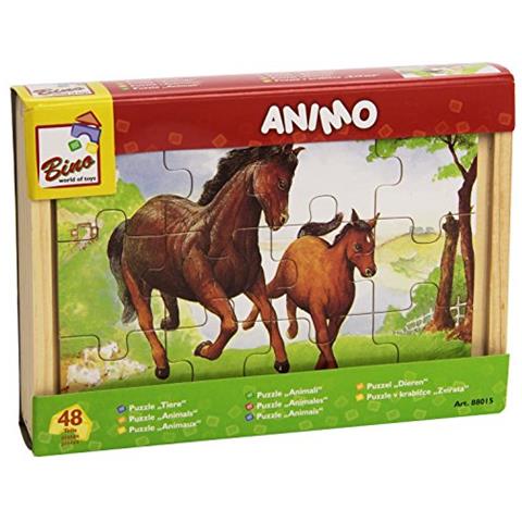 Bino 88.015-4 Puzzle Animali Legno - Foto 1