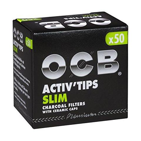 Activtip Slim 7 Millimetri Filtro Al Carbone Attivo Con Tappi In Ceramica 2 X 50 Pezzi - Foto 1