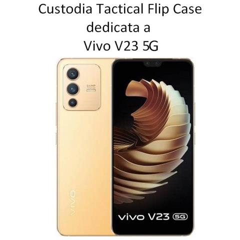 Custodia Originale Field Notes Pro Flip Case Per Vivo V23 5g Black - Foto 2
