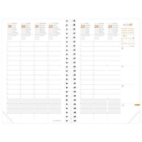 Time & Life Pocket Agenda settimanale Nero - Foto 2