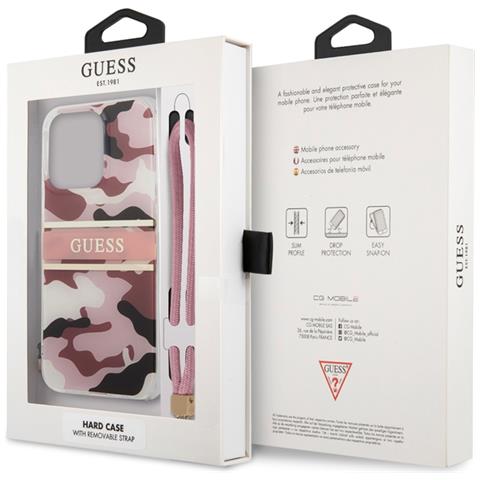 Hard Cover Camo Strap Pink, Iphone 13 Pro, Guhcp13lkcabpi (guhcp13lkcabpi) - Foto 3