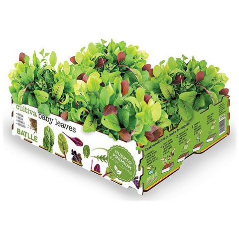 Set Di Coltivazione Batlle Baby Leaves Insalate 40 X 29 X 10,5 Cm 2,6 Kg - Foto 1
