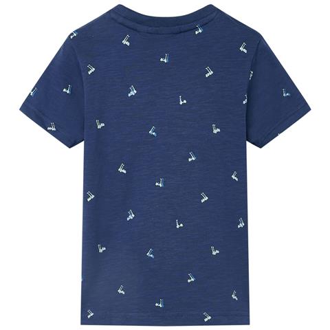 Maglietta Da Bambino Blu Scuro 128 - Foto 2