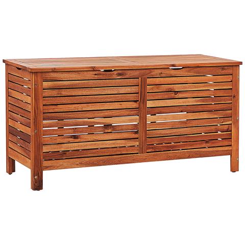 Cesta Da Giardino Legno Acacia Scuro 130 X 48 Cm Riviera - Foto 2