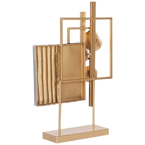 Accessorio Decorativo Sulfur Metallo Oro - Foto 7