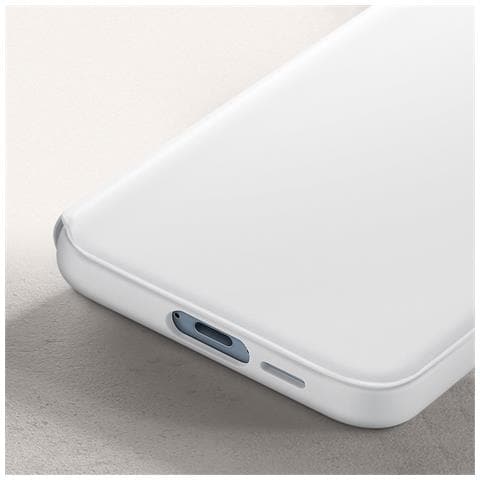 Custodia A55 5g Copertina Finestra Touch Portacarte, Bianco - Foto 2