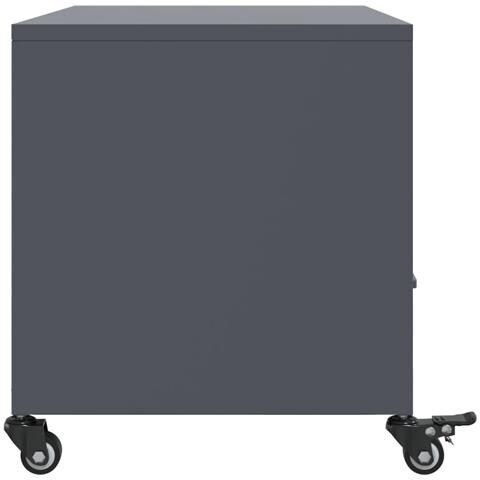 Mobile TV Antracite 68x39x43,5 cm in Acciaio - Foto 2