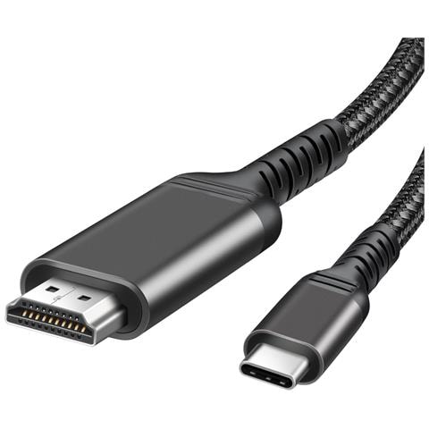 Cavo Adattatore 4k 60hz Convertitore Cavo Usb C A Hdmi Black 200 X 0.93 Cm 2 - Foto 2