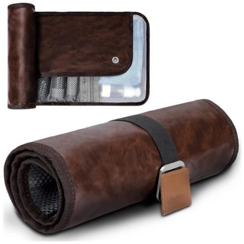 Borsa Da Toilette Impermeabile - Per Uomo Brown - Foto 1