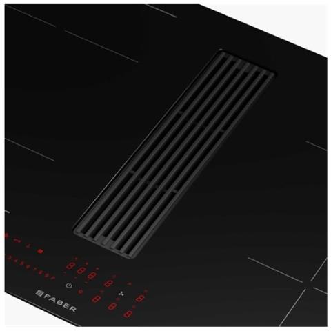 Piano Cottura 5371789 a Induzione con Cappa Integrata Zone Cottura da 83 cm Colore Nero - Foto 3