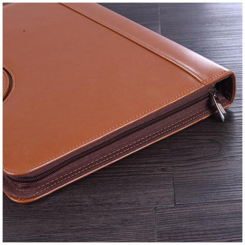 Cartella Portadocumenti Con Cerniera E Maniglia Brown - Foto 5