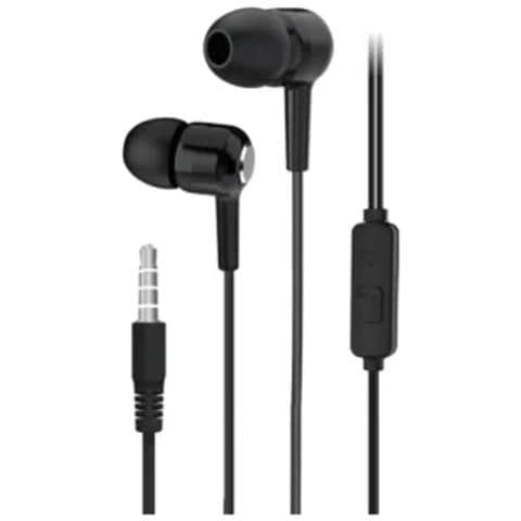 EP1818 Auricolare Cablato In-ear Musica e Chiamate Nero - Foto 1