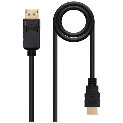 10.15.4300 cavo e adattatore video 0,5 m DisplayPort HDMI Nero - Foto 1