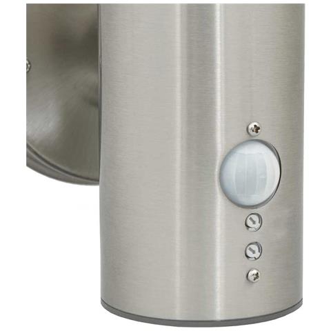 Luce da Parete Esterna con Sensore Argento Acciaio Inossidabile IP44 - Foto 9