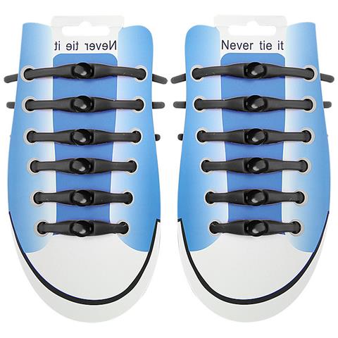 Lacci In Silicone Black - Foto 4