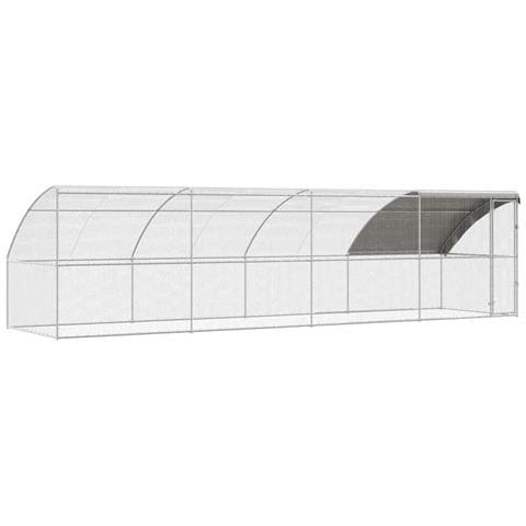 Gabbia per polli Argento 800 x 200 x 198.5 cm Acciaio zincato - Foto 1