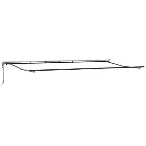 Tenda da Sole Antracite 6 x 3 m Metallo - Foto 1