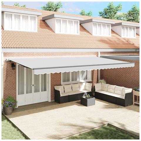 Tenda da Sole Antracite 6 x 3 m Metallo - Foto 2