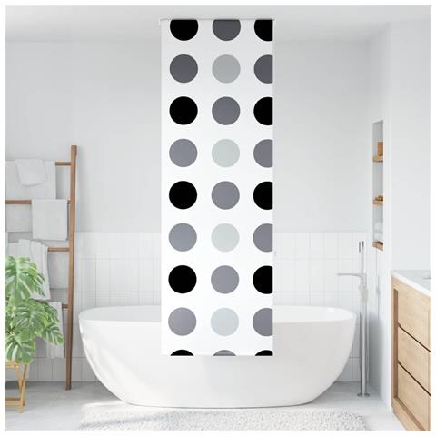 Tenda a Rullo Doccia 60x240 cm Larghezza Tessuto 56 cm - Foto 2