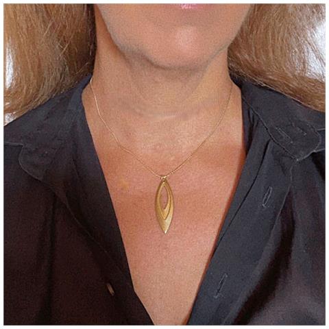 Collana Pasquale In Ottone Placcato. 40cm - Foto 3