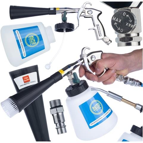 Lancia Per Pulizia Tornado T02 Ii - Serbatoio 1l, Pressione 6-9 Bar | Alluminio, Ergonomica | Ideale Per Tappezzeria E Superfici Difficili - Foto 1