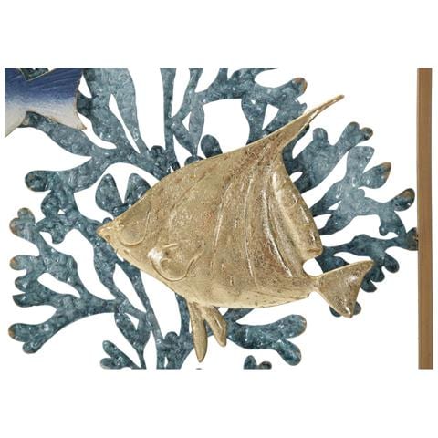 Decorazione In Metallo 3d Mare 1-multicolore-metallo-50,2x3,8x50,2 Cm - Foto 2