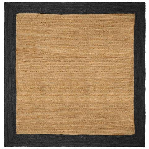 Tappeti per area Grigio Scuro 300 x 300 cm Juta - Foto 1