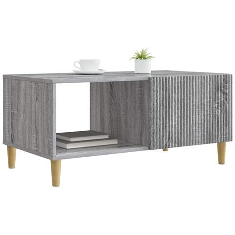 Tavolino da salotto Grigio Sonoma 90 x 50 x 40 cm - Foto 2