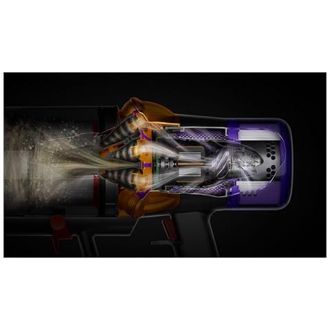 V15s Detect Submarine Aspirapolvere a bastone 2 in 1 Batteria Secco e bagnato Senza sacchetto 0,77 L Nichel, Giallo - Foto 7