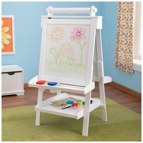 Legno Adjustable Wooden Easel - White 65x62x122 62040 - Foto 7