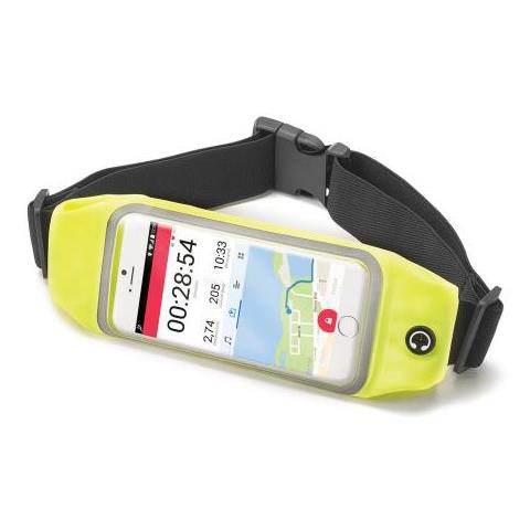 Runbelt View Custodia a Cintura Elastica per Smartphone 4.7" Taglia XL Colore Giallo - Foto 1