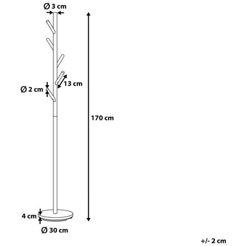 Appendiabiti Bianco Da Terra Design Albin - Foto 31