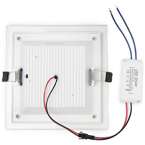 Downlight Led Piazza Con Il Vetro 160x160mm 12w 900lm 30.000h - Foto 7