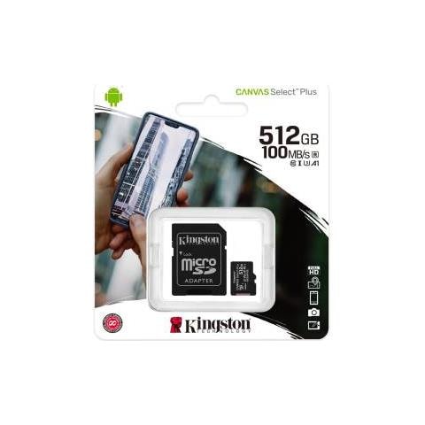 Micro SDXC Canvas Select Plus Capacità 512 GB Classe 10 Velocità 100 MB / s con Adattatore SD - Foto 6