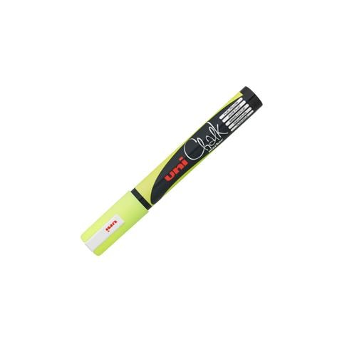 Marker Uni Chalk - Pwe-5m - 1,8-2,5 Mm - Giallo Fluo- 1 Pz - Foto 2