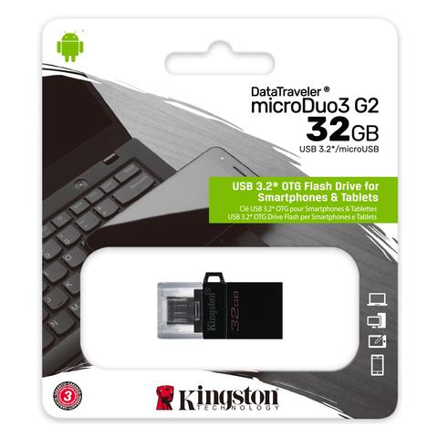 Chiavetta MicroUSB 32GB DataTraveler MicroDuo3 Gen2 (Android / OTG)  - Foto 8